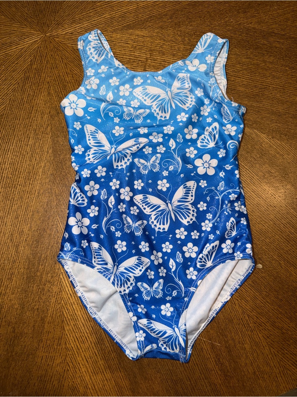 Blue Butterfly Leotard- CXS